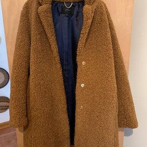 J Crew Teddy Sherpa Coat